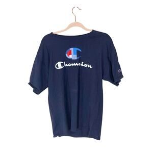 Champion Men's Streetwear Graphic Tee Large